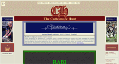 Desktop Screenshot of cottesmore-hunt.co.uk