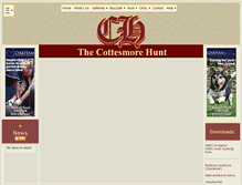 Tablet Screenshot of cottesmore-hunt.co.uk